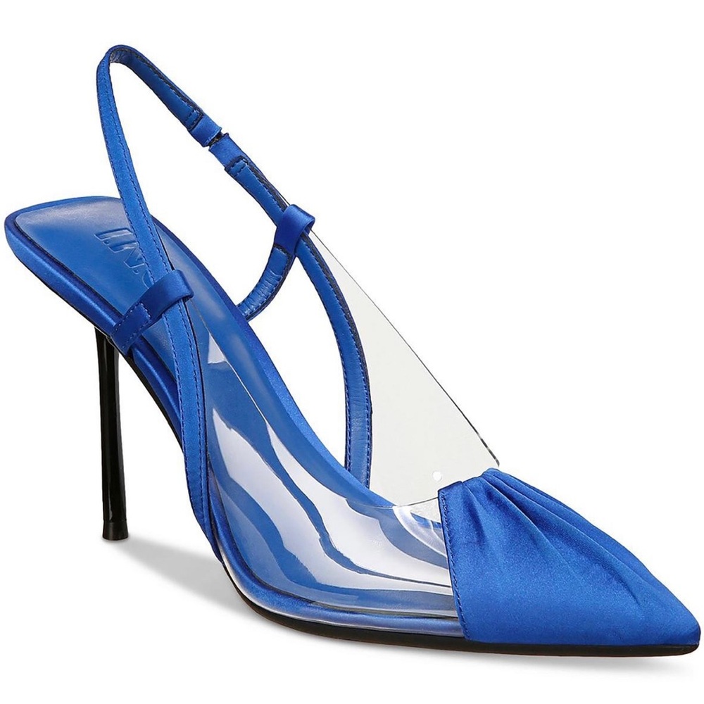 INC International Concepts Elegant Blue Slingback Heels 7M